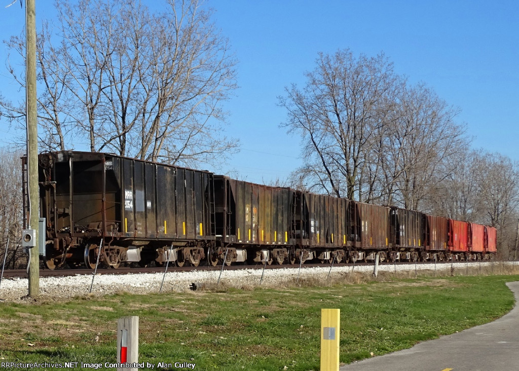 Central RR ballast cars